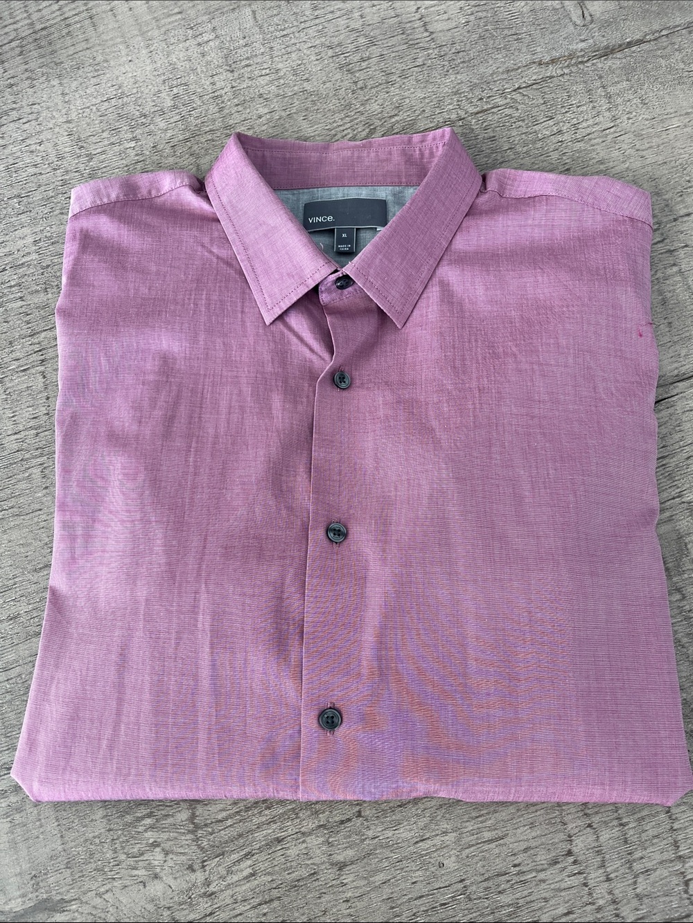 Vince Men's Long-Sleeve Button-Up Shirt XL